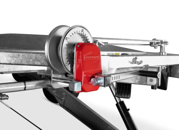 Böckmann Fahrzeugtransporter Mehrwert stabiler Windenbock