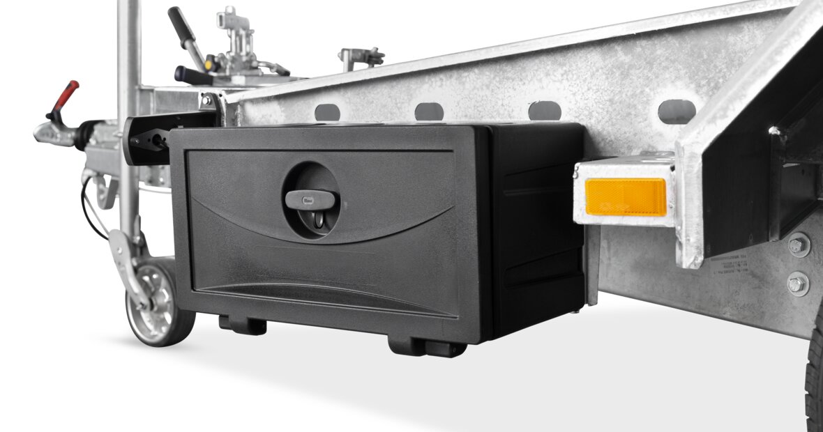 Böckmann Fahrzeugtransporter Mehrwert Staukasten