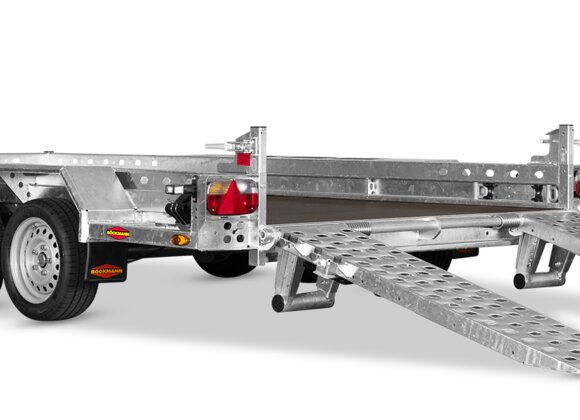 Böckmann Tridem Baumaschinentransporter - Reduzierte Ladehöhe