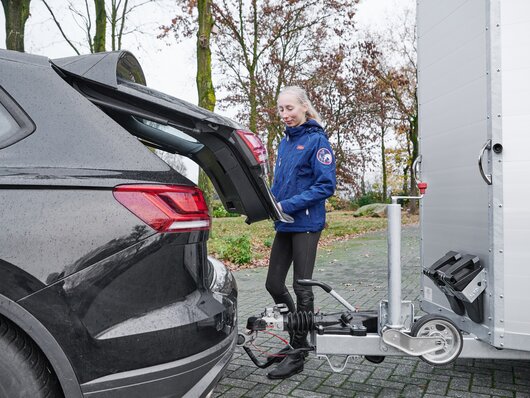 Böckmann Mehrwerte Pferdeanhänger Traveller - Ungehinderter Kofferraumzugang