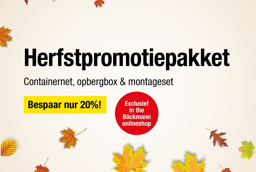 De Böckmann Herfstpromotiepakket