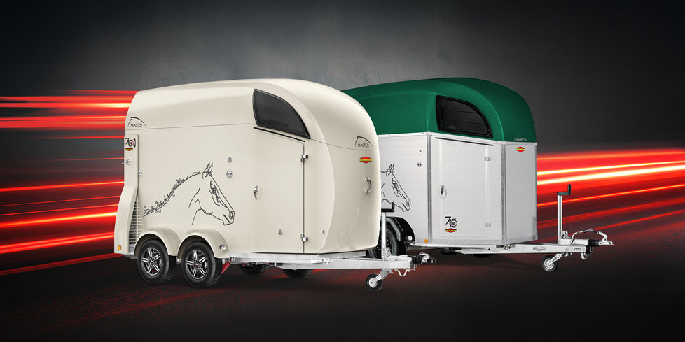 70 Jahre Böckmann Pferdeanhänger Jubiläumsmodelle